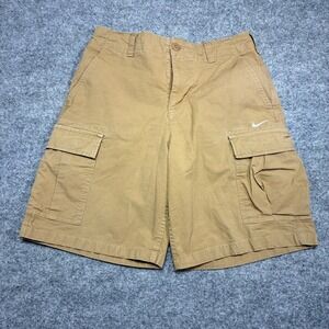 Nike SB Mens Cargo Shorts Size 30 Medium Tan Brown Ripstop Skateboarding